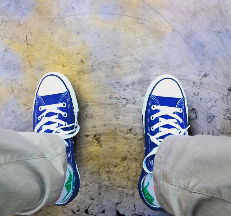 Alfombra vinílica imitación superficie texturizada abstracta - TenVinilo