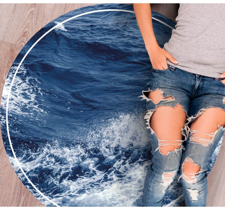 Alfombra vinílica textura Efecto agua - TenVinilo