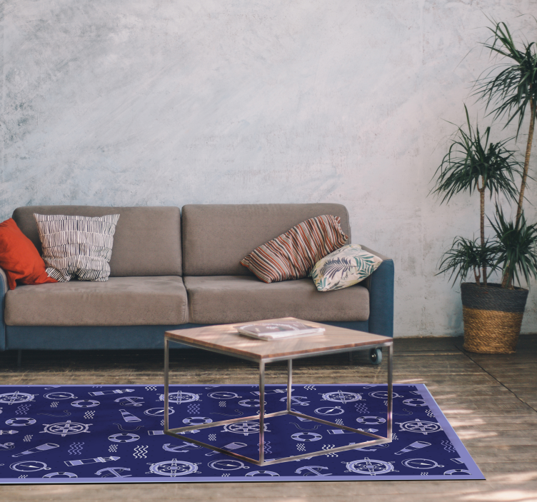 Alfombras vinílicas modernas Anclas y cuerdas - TenVinilo