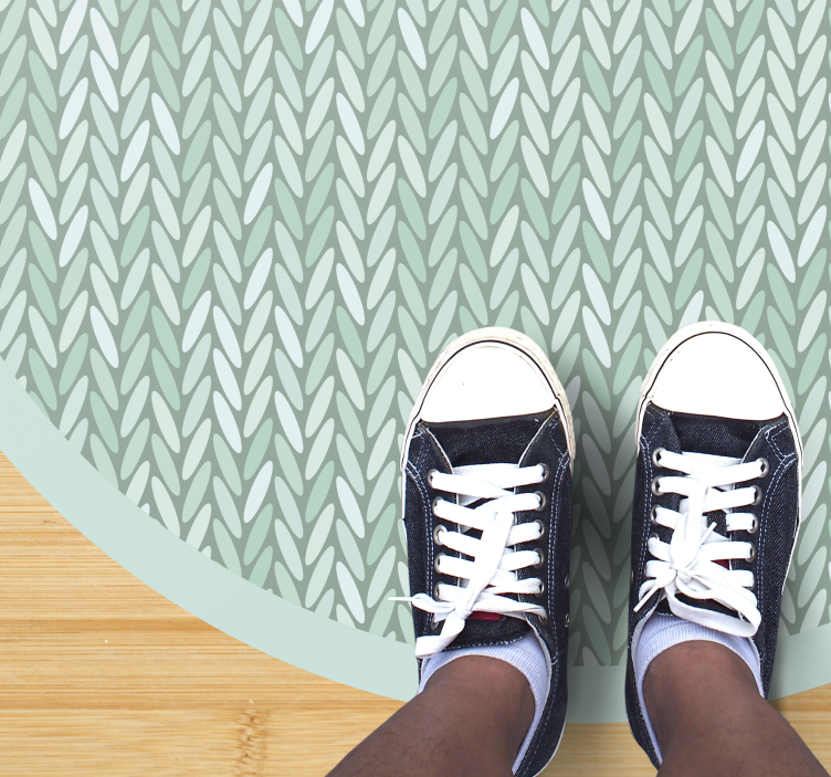 Alfombras vinílicas modernas China tejida - TenVinilo