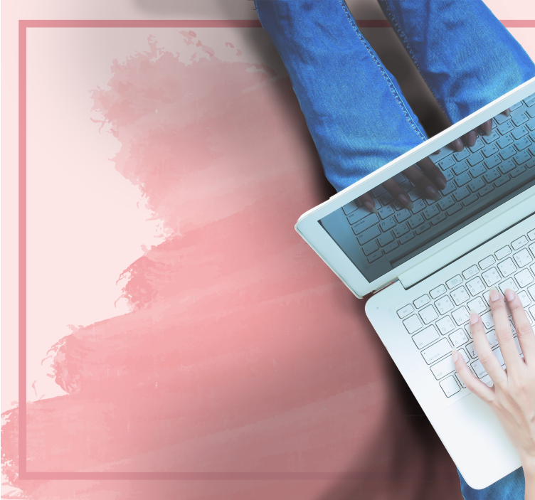 Alfombras vinílicas modernas Fondo abstracto de durazno acuarela - TenVinilo