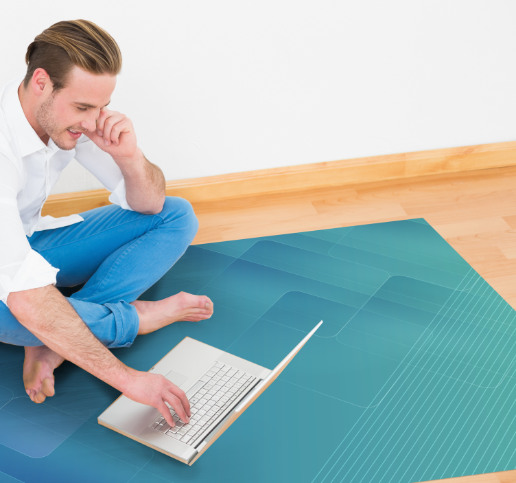 Alfombras vinílicas modernas estratos geométricos abstractos - TenVinilo