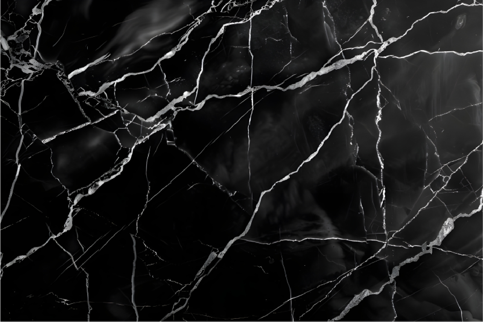 Alfombra vinílica negra imitación de mármol - TenVinilo