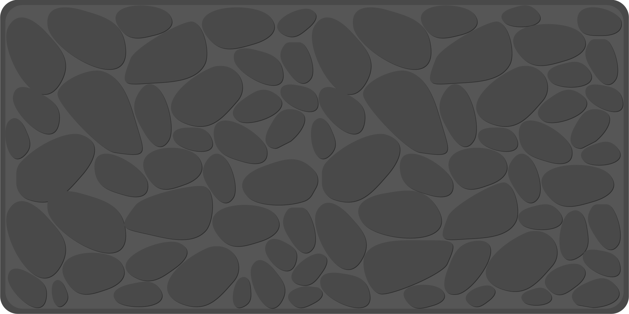 Alfombra vinílica baño efecto roca gris - TenVinilo