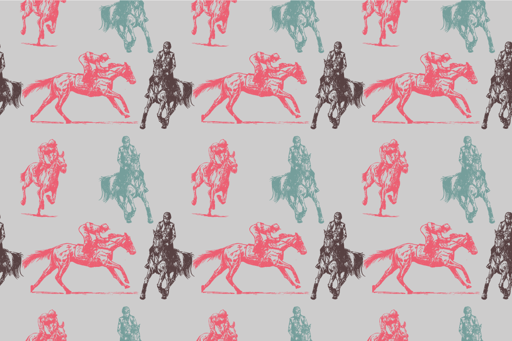 Alfombra vinílica animales patrón casa del oeste - TenVinilo