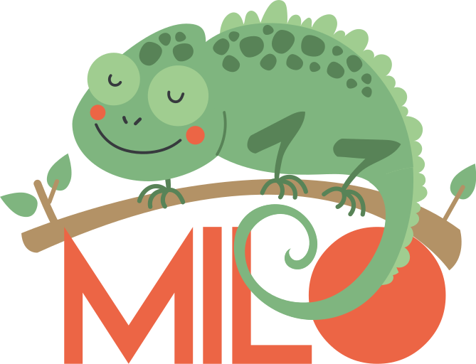 Alfombra vinílica animales camaleón con nombre - TenVinilo