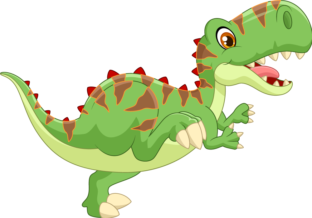 Alfombra vinílica animales personaje dinosaurio amistoso - TenVinilo