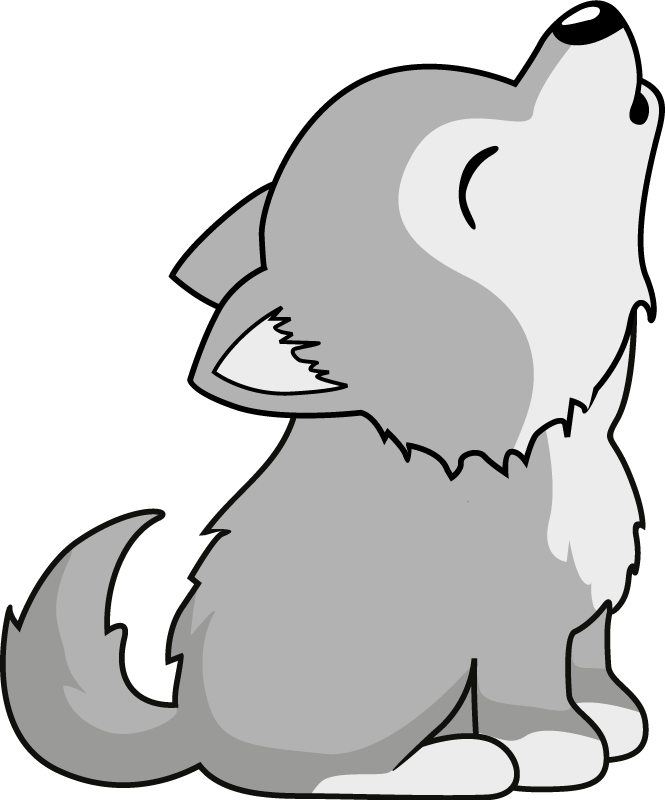 Alfombra vinílica animales ilustración de perro aullador - TenVinilo