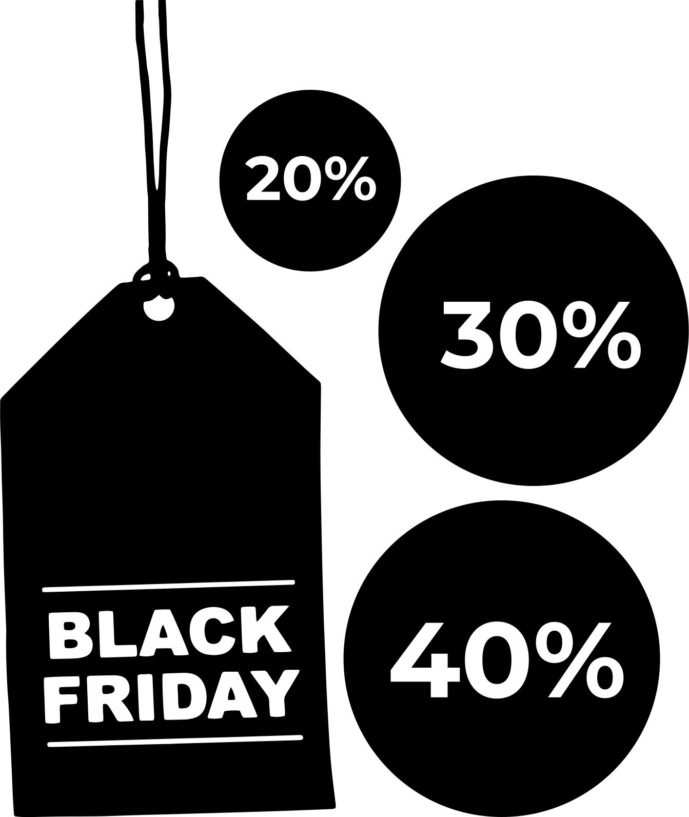 Alfombra vinílica black friday set personalizable de 3 - TenVinilo