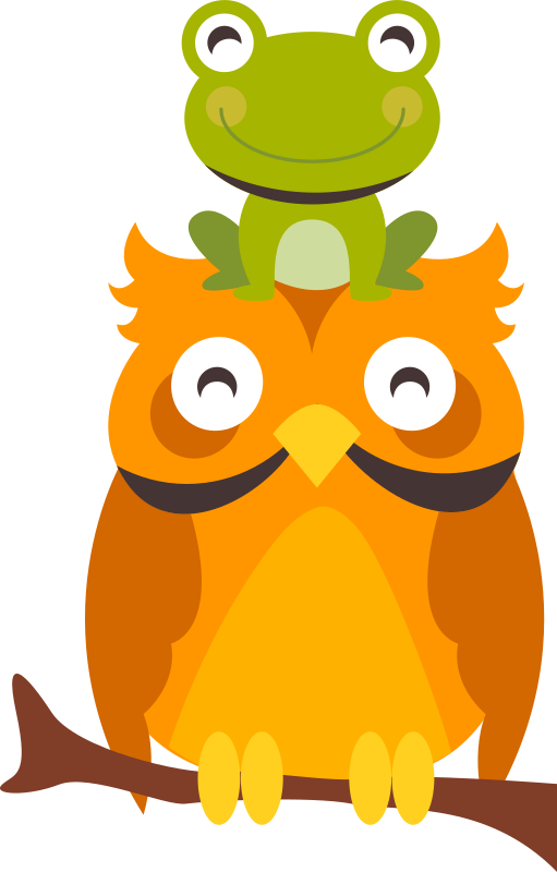 Alfombra vinílica animales personajes animales caprichosos - TenVinilo