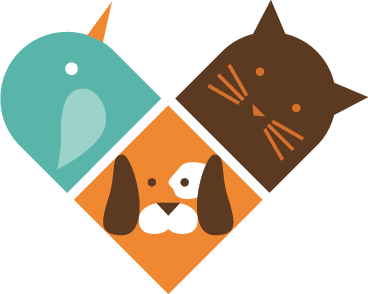 Alfombra vinílica animales caras de animales coloridas - TenVinilo