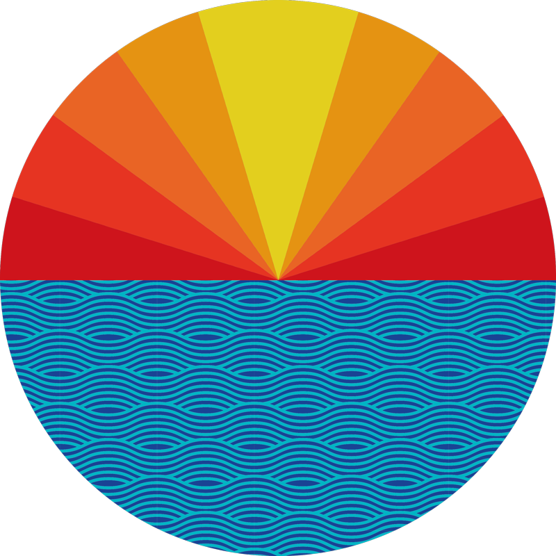 Alfombra vinílica dormitorio atardecer vintage - TenVinilo