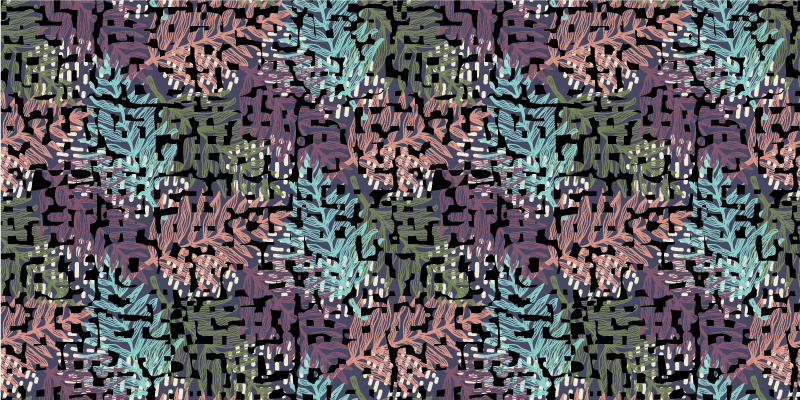Alfombra vinílica flores colorida y original - TenVinilo