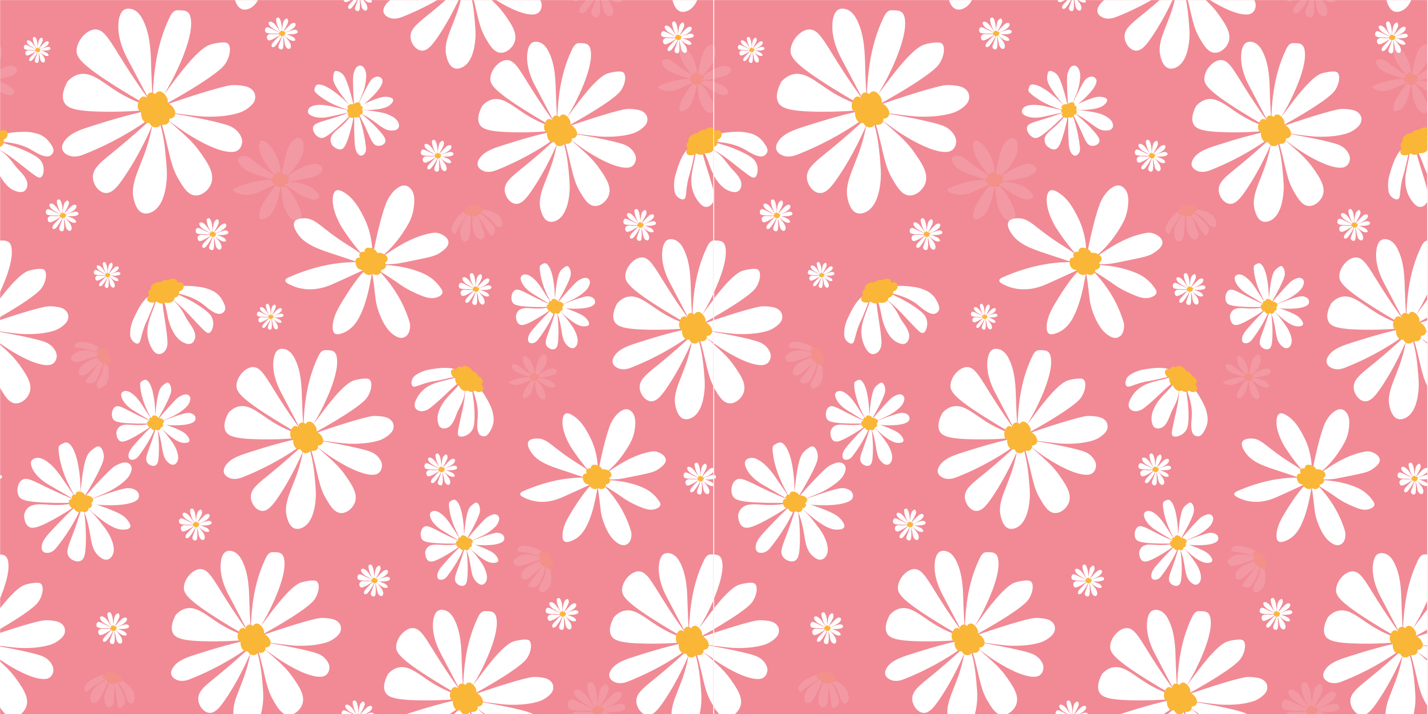 Alfombra vinílica flores margaritas vintage - TenVinilo