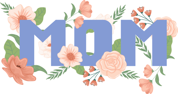 Alfombra vinílica flores ilustración floral día madre - TenVinilo