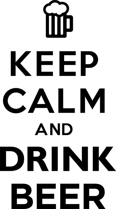 Alfombra vinílica cocina relájate y bebe cerveza - TenVinilo