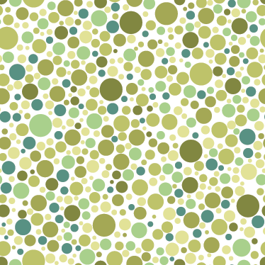 Alfombra vinílica comedor puntos verdes - TenVinilo