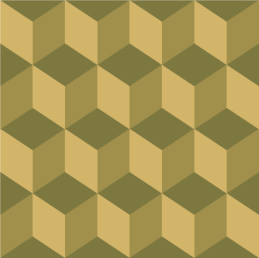 Alfombra vinílica comedor cubos 3d beige - TenVinilo