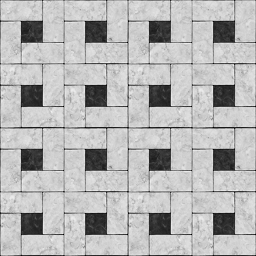 Alfombra vinílica comedor baldosas de piedra gris - TenVinilo