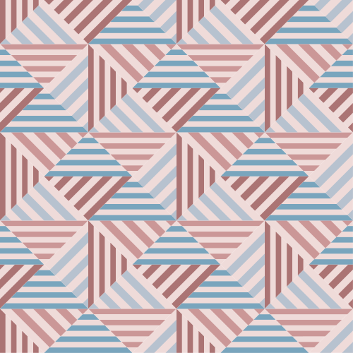 Alfombra vinílica comedor geometría abstracta - TenVinilo