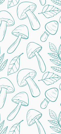 Alfombra vinílica flores setas blancas y azules - TenVinilo