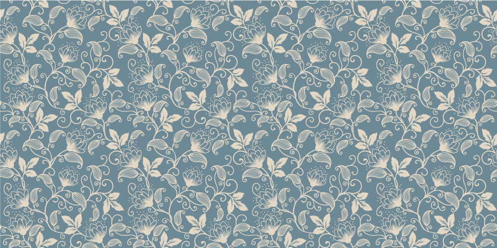 Alfombra vinílica flores con diseño floral - TenVinilo