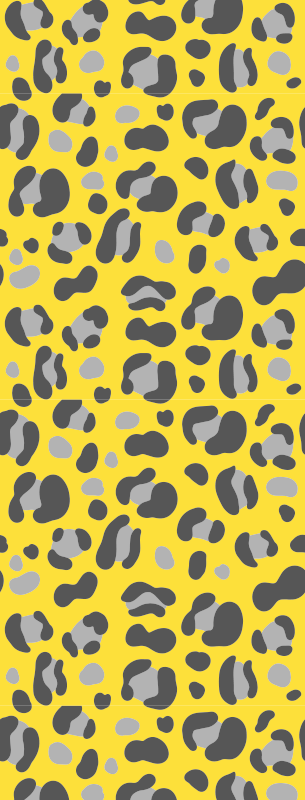 Alfombra vinílica animal print pantone print de leopardo - TenVinilo