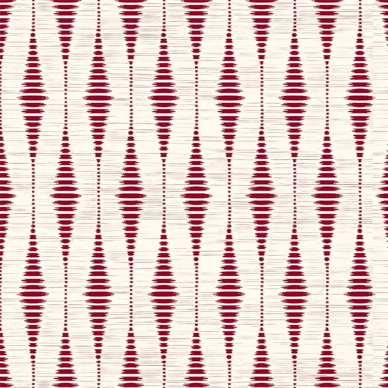 Alfombra de vinilo geométrica rábano ikat - TenVinilo