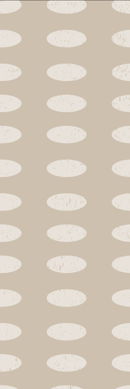 Alfombra de vinilo geométrica patrón círculos blancos - TenVinilo