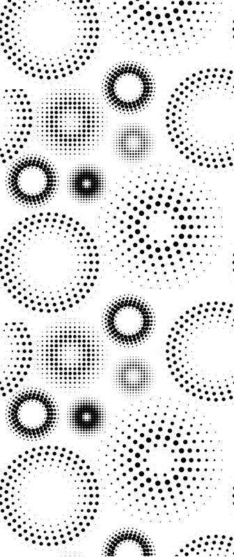 Alfombra de vinilo geométrica lunares sin costuras - TenVinilo