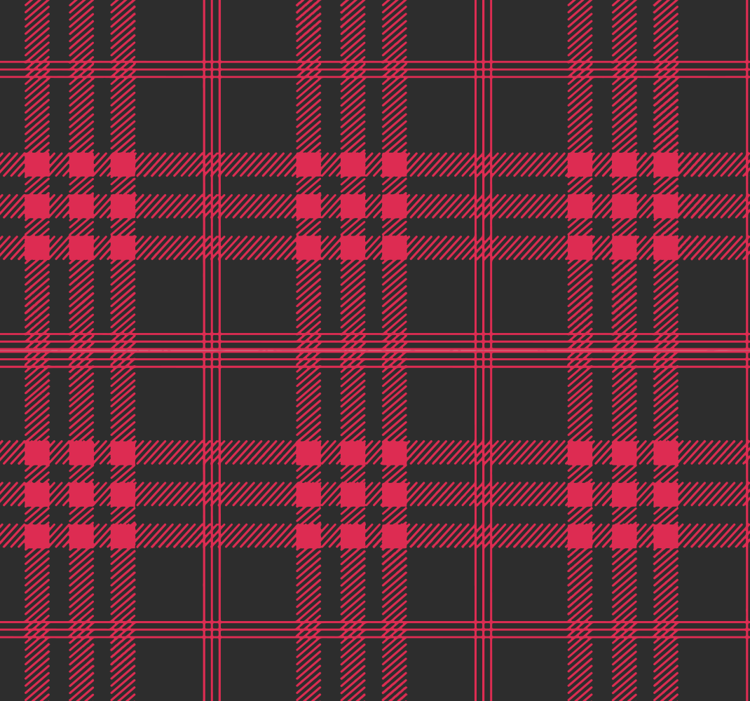 Alfombra vinílica dormitorio patrón tartan navideño - TenVinilo