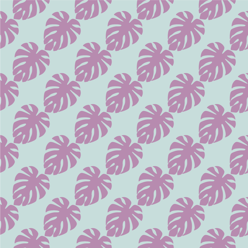 Alfombra vinílica naturaleza estampado de hojas - TenVinilo