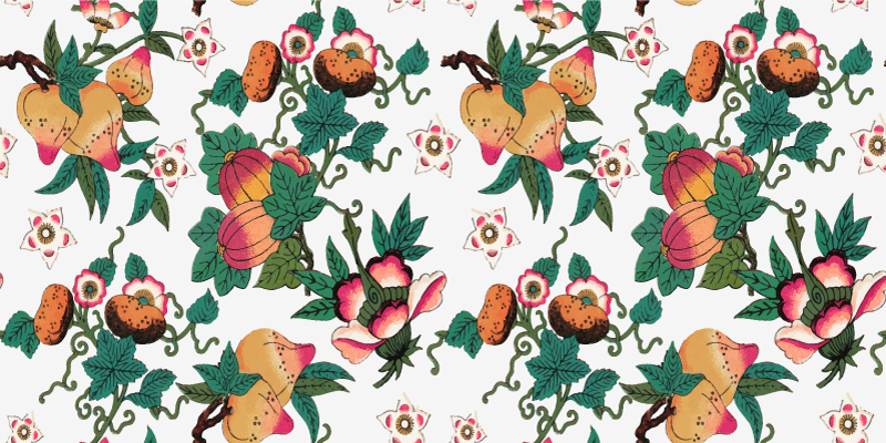 Alfombra vinílica flores estampado floral multicolor - TenVinilo