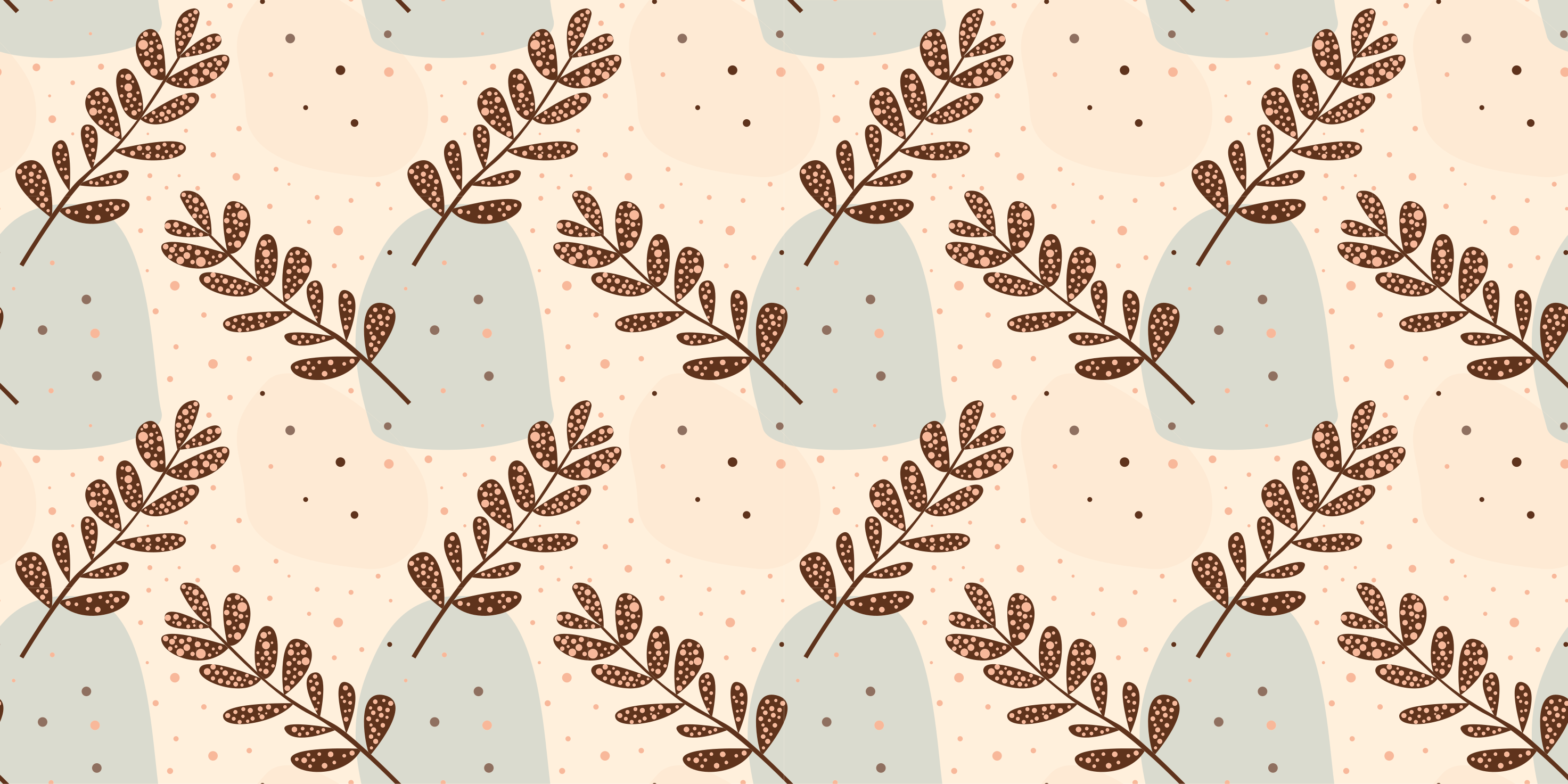 Alfombra vinílica flores estética ramas pastel - TenVinilo