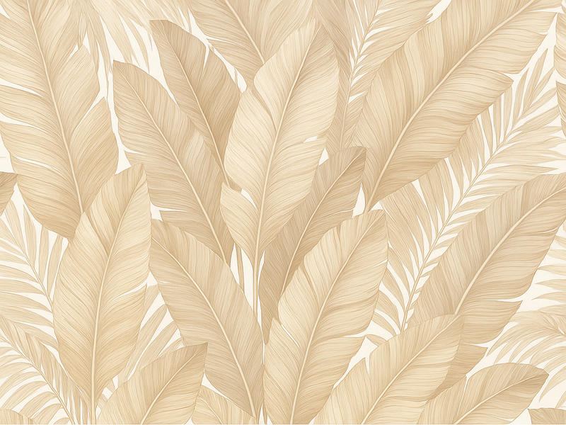 Alfombra vinílica dormitorio botánica suave - TenVinilo