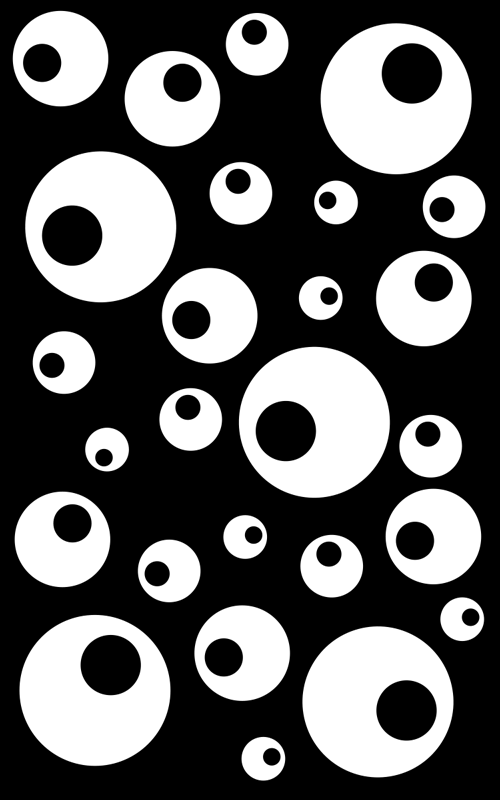 Alfombra de vinilo geométrica perlas de agua - TenVinilo