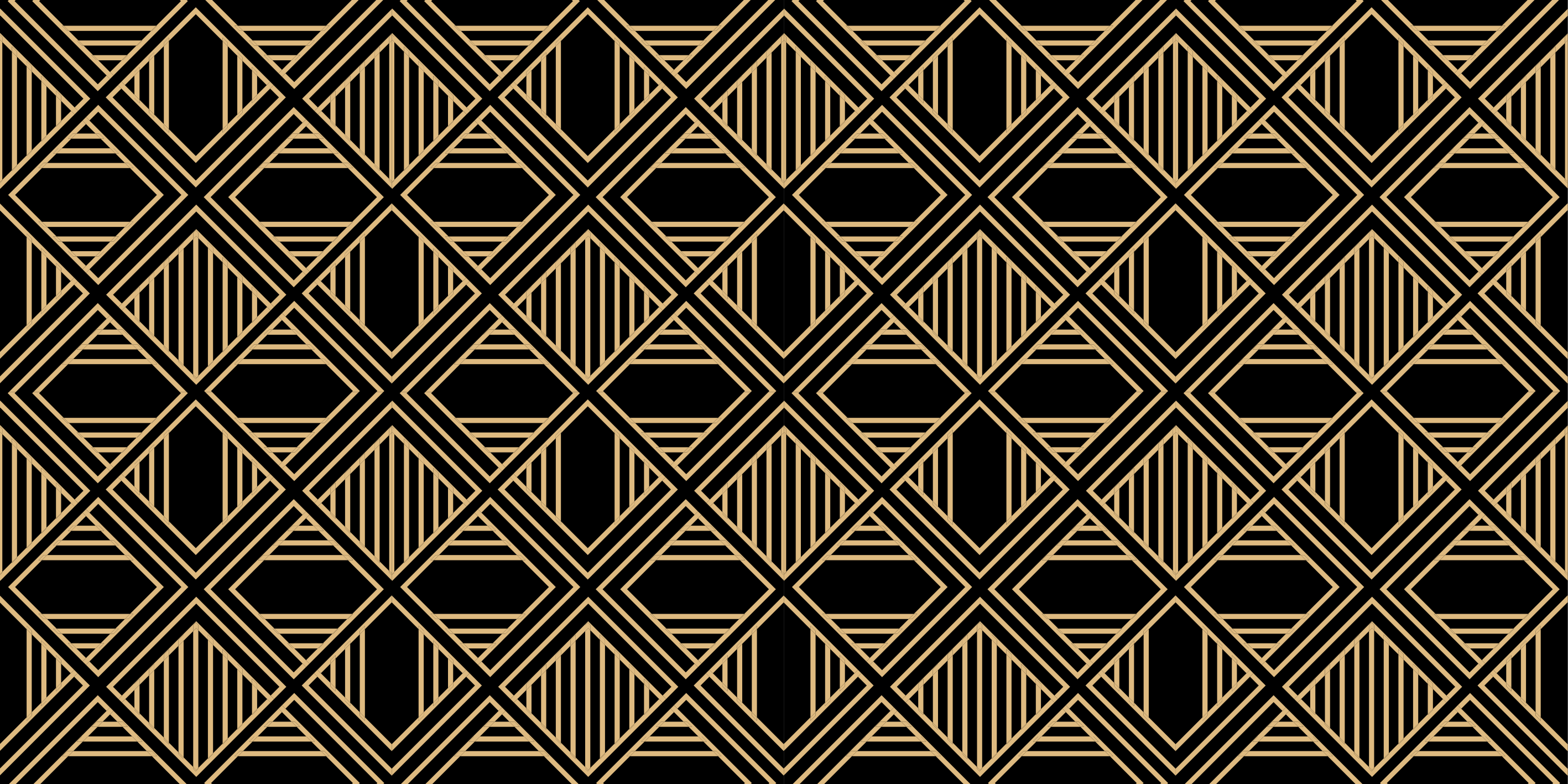 Alfombra de vinilo geométrica estilo art déco gatsby - TenVinilo