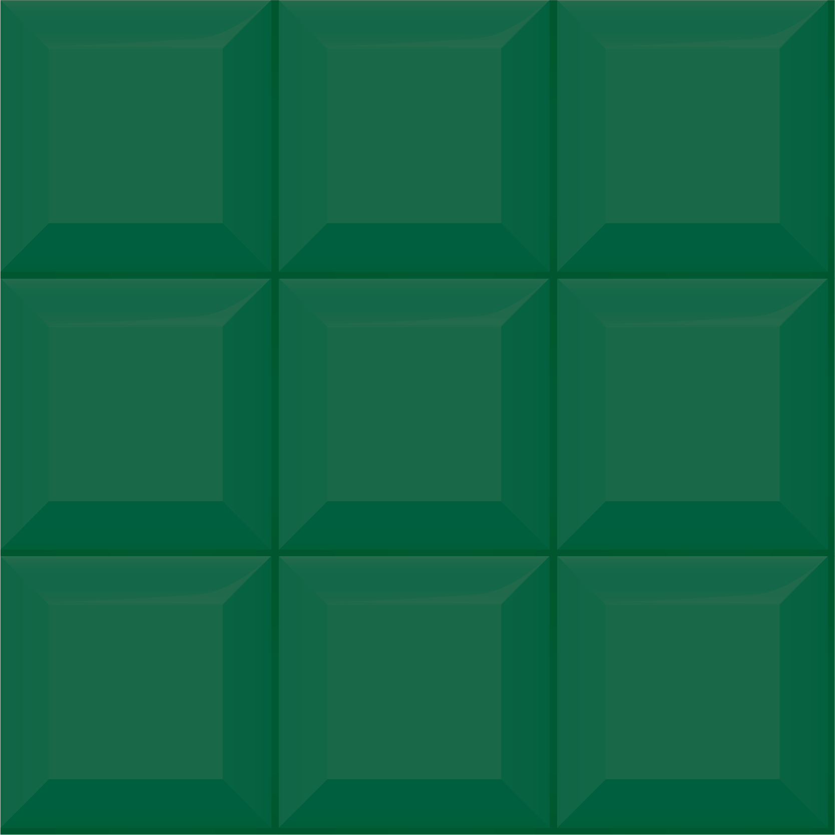 Alfombra de vinilo geométrica azulejos 3d verdes - TenVinilo