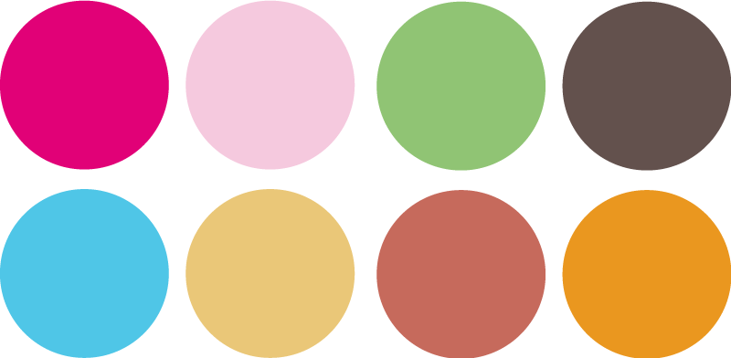 Alfombra de vinilo infantil stickers círculos de colores - TenVinilo