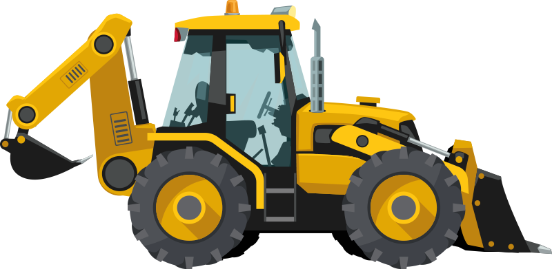 Alfombra de vinilo infantil tractor realista - TenVinilo