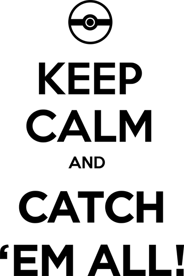 Alfombra vinílica de juegos infantil pokémon mantén la calma - TenVinilo