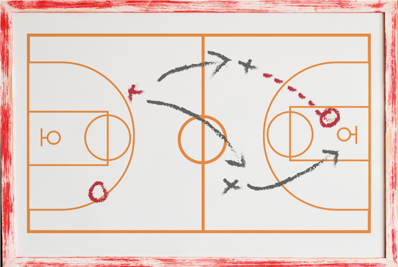 Alfombra vinílica de juegos infantil entrenador deportivo - TenVinilo