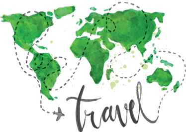 Alfombra de vinilo mapamundi viaje - TenVinilo