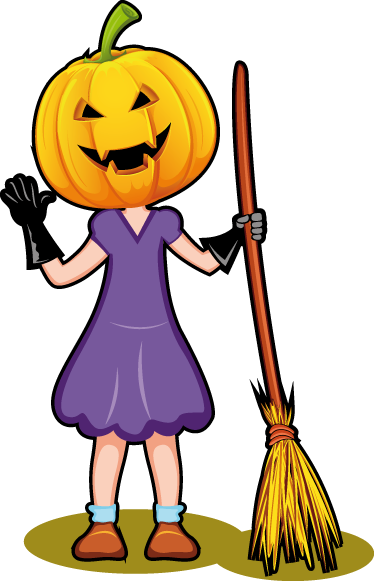 Alfombra de vinilo infantil ilustración halloween - TenVinilo