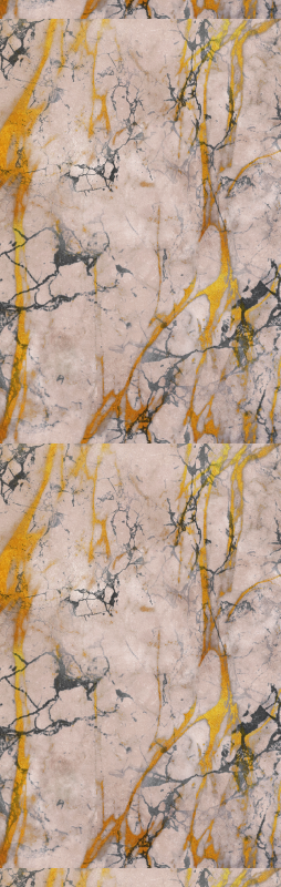 Alfombra vinílica baño mármol dorado cálido - TenVinilo