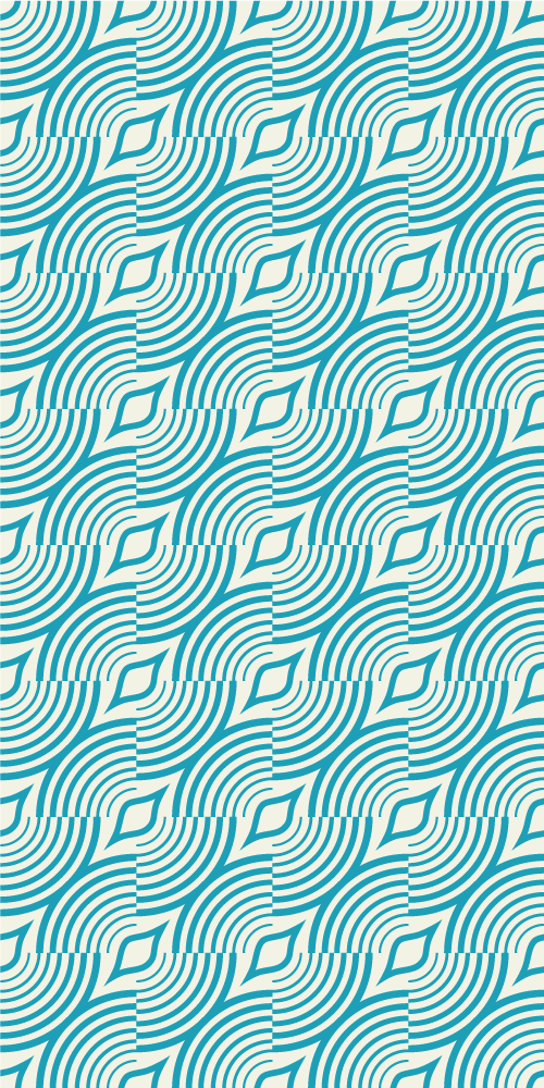 Alfombra vinílica baño diseño líneas azules mar - TenVinilo