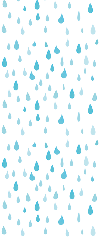 Alfombra vinílica baño gotas de agua acuarela azul - TenVinilo