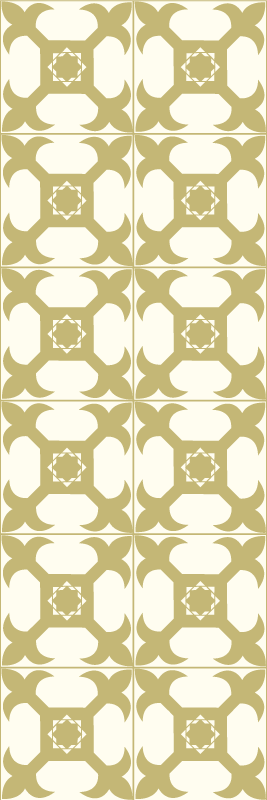 Alfombra vinílica baño diseño de azulejos elegantes - TenVinilo