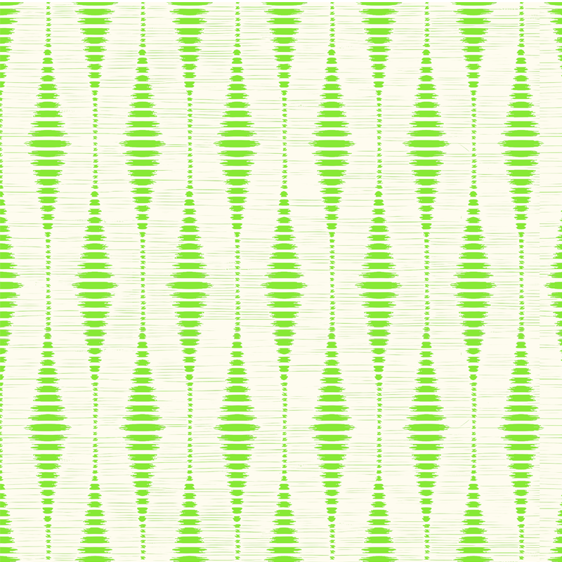 Alfombra de vinilo geométrica ikat verde - TenVinilo
