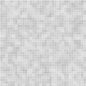 Alfombra vinílica baño mosaico de baldosas gris blanco - TenVinilo